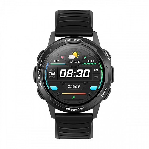 Купить Умные часы BQ Watch 1.3 Black+Black wristband